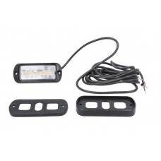 Girofar Rotating beacon orange 12/24V LED rigid fitting 2-point assembly no of programs: 2 synchronized flash transparent shade wire 3m WAS 1468 CLEAR W217 Girofar Rotating beacon orange 12/24V LED rigid fitting 2-point assembly no of programs: 2 synchronized flash transparent shade wire 3m WAS 1468 CLEAR W217