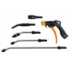 Pistol de aer Air gun inlet size: 1/4 3 steel nozzles 100mm 160mm 320mm rotary nozzle 100mm TURBO nozzle BETA BE1949U5 Pistol de aer Air gun inlet size: 1/4 3 steel nozzles 100mm 160mm 320mm rotary nozzle 100mm TURBO nozzle BETA BE1949U5