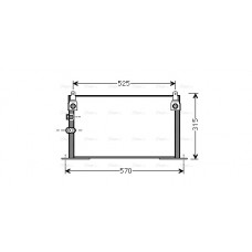 Condensator, climatizare A/C condenser TOYOTA HILUX VI 2.5D 11.01-07.05 AVA COOLING TOA5585 AVA Condensator, climatizare A/C condenser TOYOTA HILUX VI 2.5D 11.01-07.05 AVA COOLING TOA5585 AVA