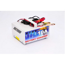 Aparat de incarcat bateria de acumulatori Incarcator 12V max curent de varf 10A cu carcasa metalica cu protectie electronica przed przeladowaniem akumulatora MTM-10M Aparat de incarcat bateria de acumulatori Incarcator 12V max curent de varf 10A cu carcasa metalica cu protectie electronica przed przeladowaniem akumulatora MTM-10M