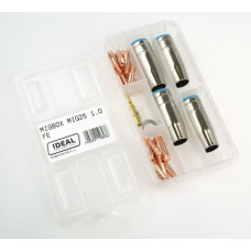 Accesorii si materiale pentru sudare Service parts kit 1mm box intended use: for welding steel welding clamp MIG 25 IDEAL MIGBOX25/FE/1.0