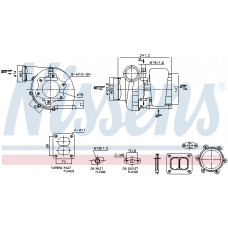 Turbocompresor Turbocharger with fitting kit MAN LION´S STAR TGA TGS I TGX I D2676LF01-D2876LOH20 01.01- NISSENS NIS 93583 Turbocompresor Turbocharger with fitting kit MAN LION´S STAR TGA TGS I TGX I D2676LF01-D2876LOH20 01.01- NISSENS NIS 93583