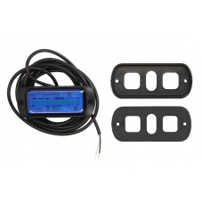 Girofar Rotating beacon blue 12/24V LED 21W rigid fitting 2-point assembly no of programs: 1 no synchronization wire 3m WAS 1470 ECO W217 Girofar Rotating beacon blue 12/24V LED 21W rigid fitting 2-point assembly no of programs: 1 no synchronization wire 3m WAS 1470 ECO W217