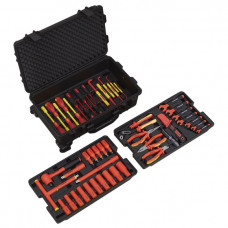 Unelte pentru intretinere vehicule electrice Set of tools 6PT sockets / combination pliers / cutting pliers / diagonal cutting pliers / extension bars / flat pliers / HEX wrench/es / insulated VDE / ratchet handle / screwdrivers / s SEALEY SEA AK7939 Unelte pentru intretinere vehicule electrice Set of tools 6PT sockets / combination pliers / cutting pliers / diagonal cutting pliers / extension bars / flat pliers / HEX wrench/es / insulated VDE / ratchet handle / screwdrivers / s SEALEY SEA AK7939
