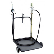 Unelte de distrubuire uleiuri PROFITOOL setat pentru distribui uleiul la pompa 180 220l baril pneumatic cu un randament 3 1 pistol contor debit furtun 4m carucior 0XPTJC0002