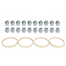 Trusa de montare a jantei de aliaj Fitting kit YA 76x706 N 1/2 UNF K19 OPEN 1 kit / 4 wheels - B/N qty 20 MAK MAK 8000000881 Trusa de montare a jantei de aliaj Fitting kit YA 76x706 N 1/2 UNF K19 OPEN 1 kit / 4 wheels - B/N qty 20 MAK MAK 8000000881