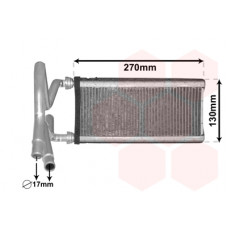 Radiator calorifer caldura LEXUS GS IS II 2.2D-5.0 04.05-03.13 VAN WEZEL WEZ53006706