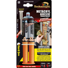 Adeziv universal metacryl incolor destinat pentru: aluminiu ceramica lemn materiale plastice otel inoxidabil TECHNICQLL TE X-468 2X3ML Adeziv universal metacryl incolor destinat pentru: aluminiu ceramica lemn materiale plastice otel inoxidabil TECHNICQLL TE X-468 2X3ML