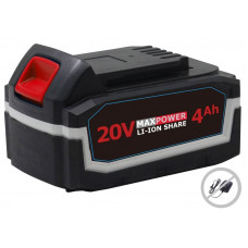 Acumulatori Battery 20V MAX POWER LI-ION Share 20V 4Ah number of batteries: 1pcs Li-Ion MAMMOOTH M.DC.T.BT.R.20.4.0