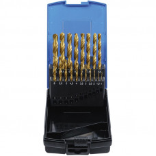 Set Burghie Spiralate | Hss | Titan Nitrurat | 1 - 10 Mm | 19 Piese Set Burghie Spiralate | Hss | Titan Nitrurat | 1 - 10 Mm | 19 Piese