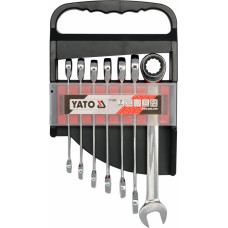 Set Chei Combinate Cu Clichet 10-19Mm, 7 Buc YATO YT-0208 Set Chei Combinate Cu Clichet 10-19Mm, 7 Buc YATO YT-0208