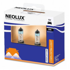 Bec far principal A stabilit 2buc H4 12V 60 55W P43T luminozitate cu pina la 130% mai mare Extra Light + NEOLUX NLX472EL1 SCB Bec far principal A stabilit 2buc H4 12V 60 55W P43T luminozitate cu pina la 130% mai mare Extra Light + NEOLUX NLX472EL1 SCB