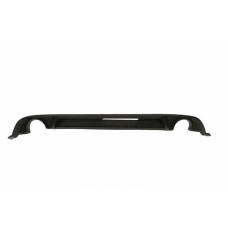 Spoiler bara spate inferior GTI, gri inchis, cu iesire teava evacuare partea stanga partea dreapta VW GOLF 7 VII HATCHBACK intre 2017-2019