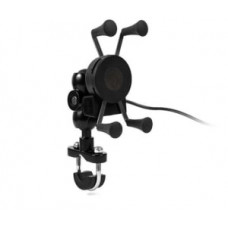 Suport telefon with USB charger OXFORD (culoare negru, Metal) 4RIDE UCH000153 Suport telefon with USB charger OXFORD (culoare negru, Metal) 4RIDE UCH000153