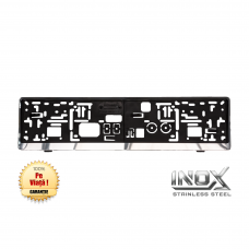 Suport numar inmatriculare din inox 1buc Suport numar inmatriculare din inox 1buc