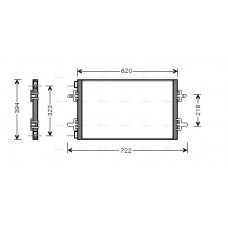 Condensator, climatizare A/C condenser RENAULT AVANTIME ESPACE III 2.0/2.2D 07.00-05.03 AVA COOLING RTA5294 AVA Condensator, climatizare A/C condenser RENAULT AVANTIME ESPACE III 2.0/2.2D 07.00-05.03 AVA COOLING RTA5294 AVA