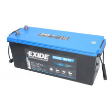 Baterie de alimentare Acumulator EXIDE 12V 140Ah 700A DUAL AGM MARINE RV L+ borna standard 513x189x223 B0 agm aditional auxiliar pornire utilizare multipla EP1200