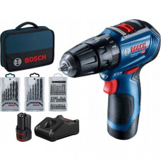 Surubelnita burghiu Drill-screwdriver power supply: battery-powered type: pistol set of GSR 12V-30 15-10mm voltage: 12V maximum torque: 30Nm number of batteries: 2 2 Ah Li-Ion kit contains: drill bits screwdriver BOSCH 0 601 9G9 001 Surubelnita burghiu Drill-screwdriver power supply: battery-powered type: pistol set of GSR 12V-30 15-10mm voltage: 12V maximum torque: 30Nm number of batteries: 2 2 Ah Li-Ion kit contains: drill bits screwdriver BOSCH 0 601 9G9 001