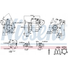 Turbocompresor Turbocharger with fitting kit MAN LION´S COACH TGA TGM II TGS I TGS II TGX I TGX II D2676440-D2676LOH31 02.04- NISSENS NIS 93601 Turbocompresor Turbocharger with fitting kit MAN LION´S COACH TGA TGM II TGS I TGS II TGX I TGX II D2676440-D2676LOH31 02.04- NISSENS NIS 93601