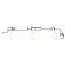 "Furtun frana Furtun/conducta de frana flexibil Fata Stanga lungime 455mmdiametru 96mm 3/8""-24/3/8""-24UNF JEEP CHEROKEE GRAND CHEROKEE I WRANGLER II 2.4-5.9 10.84-04.07" TRW AUTOMOTIVE PHD401