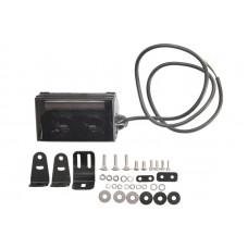 Far faza lunga Universal headlamp L/R long-range LED 12/24V width 130mm height 74mm depth: 104mm neagra aluminium neagra position lights with position light WAS 1591 DARK W224.1 Far faza lunga Universal headlamp L/R long-range LED 12/24V width 130mm height 74mm depth: 104mm neagra aluminium neagra position lights with position light WAS 1591 DARK W224.1