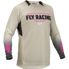 Camasa off-road T-shirt off road FLY RACING EVOLUTION DST colour beige/neagra/pink size S FLY FLY 376-123S