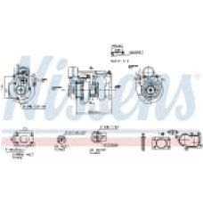 Turbocompresor Turbocharger with fitting kit DAF LF 45 /55 NISSENS NIS 93724 Turbocompresor Turbocharger with fitting kit DAF LF 45 /55 NISSENS NIS 93724