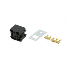 Soclu releu Priza plug-in numar pini/mumar pini activi 5 baza de releu cu conectori J-2.5 cu o placa de montaj pentru Mini relee AC WQZ-05AB Soclu releu Priza plug-in numar pini/mumar pini activi 5 baza de releu cu conectori J-2.5 cu o placa de montaj pentru Mini relee AC WQZ-05AB