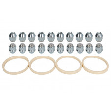 Trusa de montare a jantei de aliaj Fitting kit O 76x671 N M12x15 K21 CLOSED CAP INOX H30 D50 1 kit / 4 wheels - B/N qty 20 MAK MAK 8000000343 Trusa de montare a jantei de aliaj Fitting kit O 76x671 N M12x15 K21 CLOSED CAP INOX H30 D50 1 kit / 4 wheels - B/N qty 20 MAK MAK 8000000343