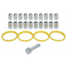 Trusa de montare a jantei de aliaj Fitting kit N 76x661 N STAR M12x125 + STAR TOOL K21 1 kit / 4 wheels - B/N qty 20 MAK MAK 8000000492