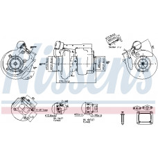 Turbocompresor Turbocharger with fitting kit IVECO STRALIS I F2BE0641-F2BE3681C 06.03- NISSENS NIS 93689 Turbocompresor Turbocharger with fitting kit IVECO STRALIS I F2BE0641-F2BE3681C 06.03- NISSENS NIS 93689