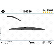 Lamela stergator Wiper blade swivel rear 1pcs Standard 240mm PEUGEOT 5008 II RENAULT MEGANE IV TALISMAN 11.15- SWF SWF 116536 Lamela stergator Wiper blade swivel rear 1pcs Standard 240mm PEUGEOT 5008 II RENAULT MEGANE IV TALISMAN 11.15- SWF SWF 116536