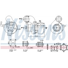 Turbocompresor Turbocharger with fitting kit RVI KERAX PREMIUM dCi11B/43/dCi11C 08.00- NISSENS NIS 93618 Turbocompresor Turbocharger with fitting kit RVI KERAX PREMIUM dCi11B/43/dCi11C 08.00- NISSENS NIS 93618