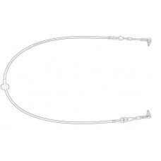 Cablu,transmisie manuala Gearshift level cable MASSEY FERGUSON OE AGCO 3786478M1-MF Cablu,transmisie manuala Gearshift level cable MASSEY FERGUSON OE AGCO 3786478M1-MF
