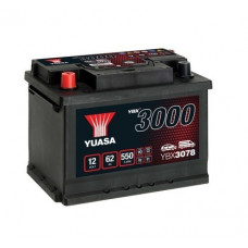 Acumulator Pornire Battery YUASA 12V 62Ah/550A YBX3000 SMF L+ standard 243x175x190 B13 starting YUASA YBX3078 Acumulator Pornire Battery YUASA 12V 62Ah/550A YBX3000 SMF L+ standard 243x175x190 B13 starting YUASA YBX3078
