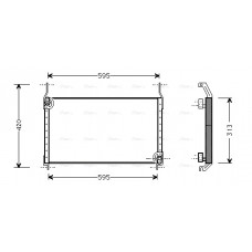 Condensator, climatizare A/C condenser FIAT BRAVA BRAVO I MAREA MULTIPLA 1.4-2.0 10.95-07.02 AVA COOLING FT5172 AVA Condensator, climatizare A/C condenser FIAT BRAVA BRAVO I MAREA MULTIPLA 1.4-2.0 10.95-07.02 AVA COOLING FT5172 AVA