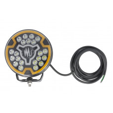 Far faza lunga Universal headlamp L/R long-range LED 12/24V height 194mm diameter 179mm depth: 78mm transparent aluminium neagra High beam light position lights side clearance lamp WAS 2179 W257 Far faza lunga Universal headlamp L/R long-range LED 12/24V height 194mm diameter 179mm depth: 78mm transparent aluminium neagra High beam light position lights side clearance lamp WAS 2179 W257