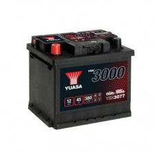Acumulator Pornire Battery YUASA 12V 45Ah/380A YBX3000 SMF L+ standard 207x175x190 B13 starting YUASA YBX3077 Acumulator Pornire Battery YUASA 12V 45Ah/380A YBX3000 SMF L+ standard 207x175x190 B13 starting YUASA YBX3077