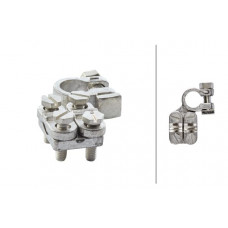 Clema pol baterie Sabot cablu / adaptor - - clema cu fir dublu pentru sirma 50-120mm2 pentru post 15.9mm HELLA 8KX707 912-011