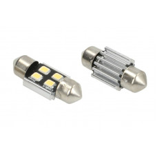 Bec incandescent LED light bulb LED 2pcs C5W 12V max. 075W light colour white socket type SV85-8 length: 31mm no road approval for vehicles with CAN-Bus M-TECH LB345W Bec incandescent LED light bulb LED 2pcs C5W 12V max. 075W light colour white socket type SV85-8 length: 31mm no road approval for vehicles with CAN-Bus M-TECH LB345W