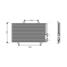 Condensator, climatizare A/C condenser ALFA ROMEO 145 146 155 FIAT COUPE 1.4-2.5 01.92-10.01 AVA COOLING AL5063 AVA Condensator, climatizare A/C condenser ALFA ROMEO 145 146 155 FIAT COUPE 1.4-2.5 01.92-10.01 AVA COOLING AL5063 AVA