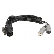 Cablu infasurat Sirma electrica spiralata poliuretan lungime de lucru 3m lungime maxima 35m numar pini: 7/15 13 pini activi in conector 15 adaptor VIGNAL VALD11487 Cablu infasurat Sirma electrica spiralata poliuretan lungime de lucru 3m lungime maxima 35m numar pini: 7/15 13 pini activi in conector 15 adaptor VIGNAL VALD11487