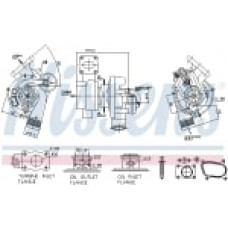 Turbocompresor Turbocharger with gasket set CITROEN C3 I C8 JUMPER I PEUGEOT 807 BOXER SUZUKI LIANA 1.4D/2.2D 12.01- NISSENS NIS 93160 Turbocompresor Turbocharger with gasket set CITROEN C3 I C8 JUMPER I PEUGEOT 807 BOXER SUZUKI LIANA 1.4D/2.2D 12.01- NISSENS NIS 93160