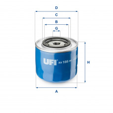 Filtru ulei Oil filter filet 3/4inch-16 ALFA ROMEO 145 146 155 AR 6 FIAT BRAVA BRAVO I CROMA DUCATO DUNA ELBA FIORINO FIORINO/MINIVAN PALIO PENNY PUNTO REGATA RITMO TEMPRA 10.79-04.02 UFI 23.166.00 Filtru ulei Oil filter filet 3/4inch-16 ALFA ROMEO 145 146 155 AR 6 FIAT BRAVA BRAVO I CROMA DUCATO DUNA ELBA FIORINO FIORINO/MINIVAN PALIO PENNY PUNTO REGATA RITMO TEMPRA 10.79-04.02 UFI 23.166.00