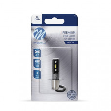 Bec incandescent LED light bulb blister pack 1pcs H3 12V 3W no road approval for vehicles without CAN-Bus white 6000K M-TECH LB503W-01B Bec incandescent LED light bulb blister pack 1pcs H3 12V 3W no road approval for vehicles without CAN-Bus white 6000K M-TECH LB503W-01B