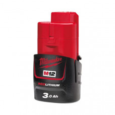 Acumulatori Battery 12V 3Ah number of batteries: 1pcs Li-Ion weight: 200g MILWAUKEE 4932451388 Acumulatori Battery 12V 3Ah number of batteries: 1pcs Li-Ion weight: 200g MILWAUKEE 4932451388