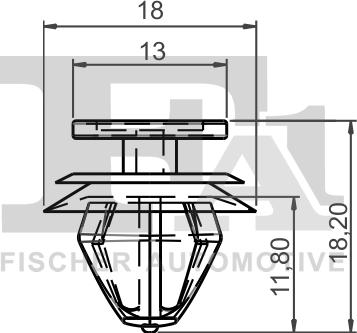 FA1 11-40045.10 - Clips, acoperire decorativa si protectie www.autofarm.ro