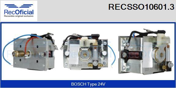 RECOFICIAL RECSSO10601.3 - Solenoid, electromotor www.autofarm.ro